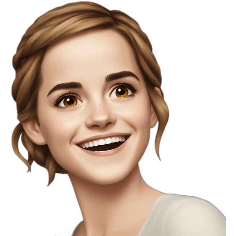 Emma Watson smile emoji