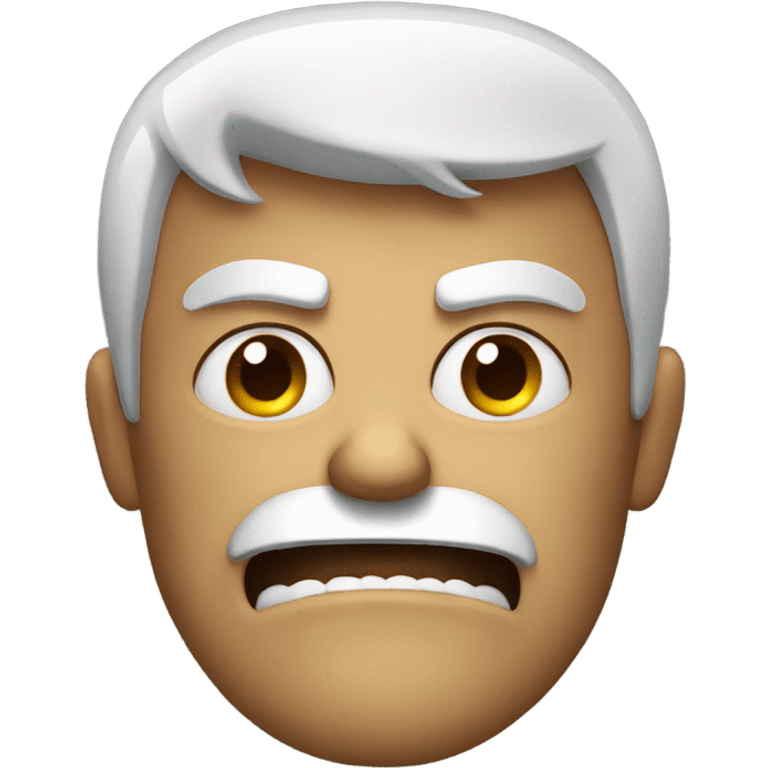 A angry man that is angry emoji