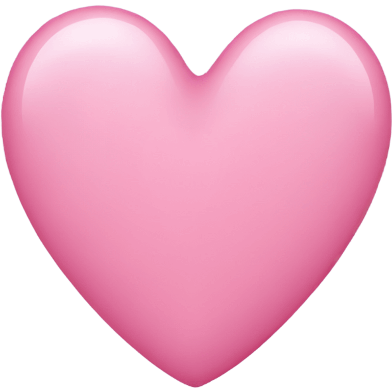 corazón rosa claro emoji