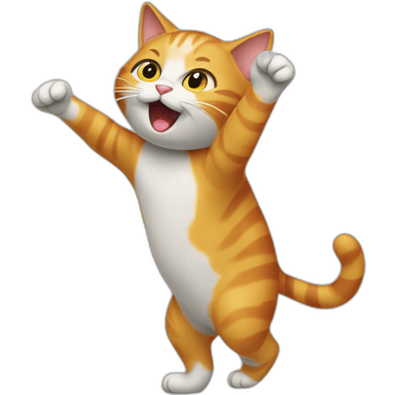 Cat dab emoji