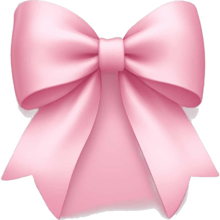 Light pink bow on light pink bow emoji