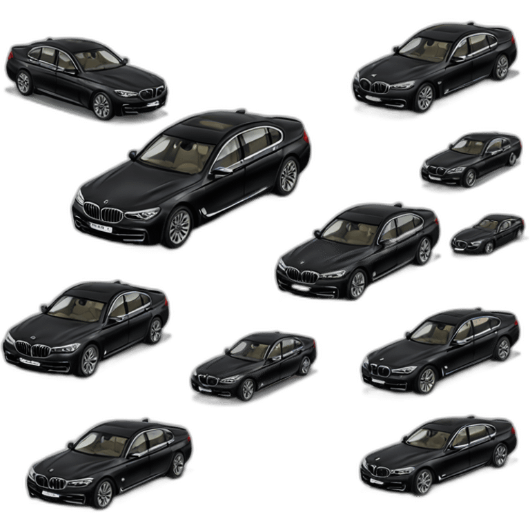 BMW 7Series black emoji