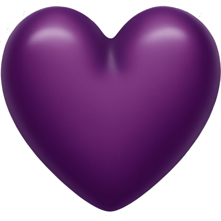 Emoji heart plum colored emoji