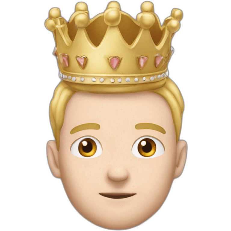 TN letters, there is one big crown on them emoji