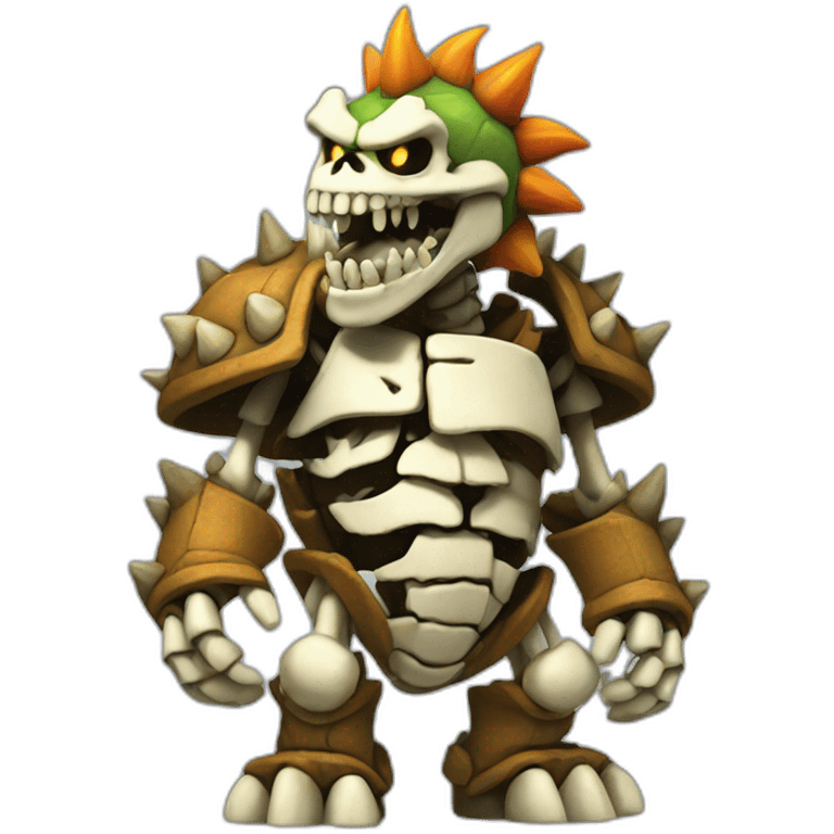 Bowser skeleton  emoji