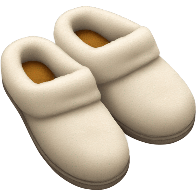 cozy slippers emoji