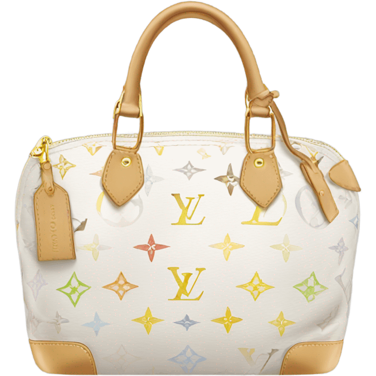 Louis Vuitton white never full  emoji