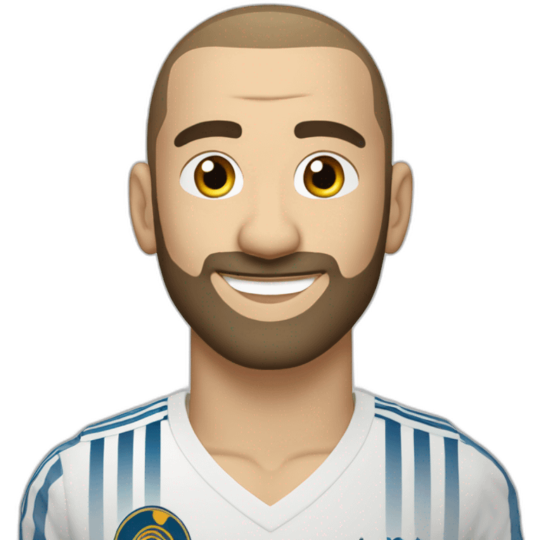 Karim Benzema with Waves emoji