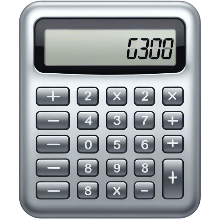 simple calculator emoji