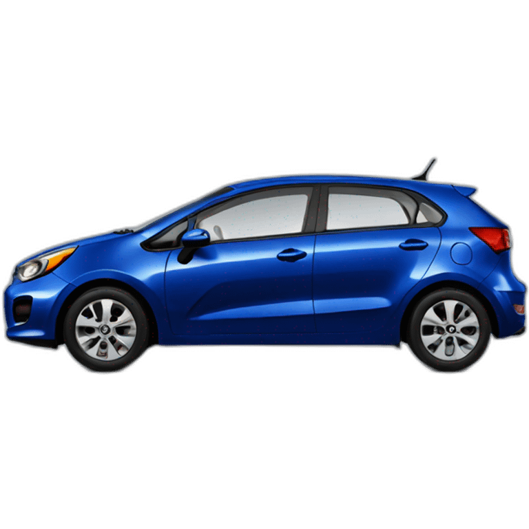 Dark blue kia rio 2012 emoji