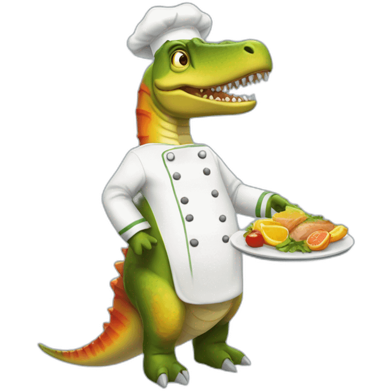 Spinosaurus chef emoji