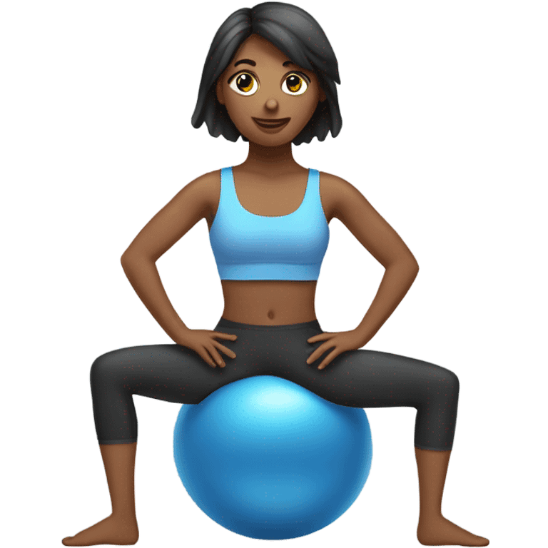 Pilates girl emoji