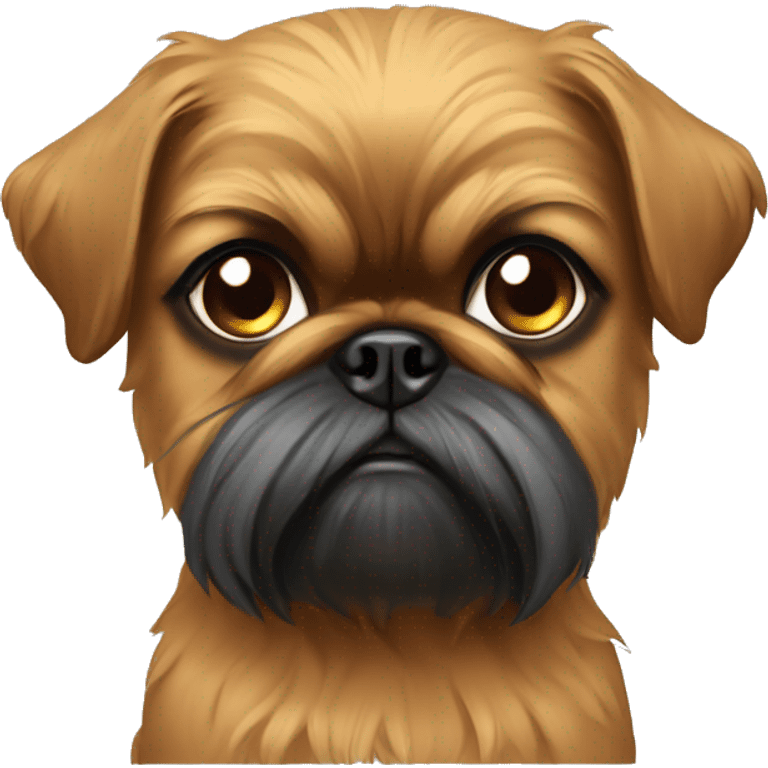 Brussels Griffon dog sad emoji