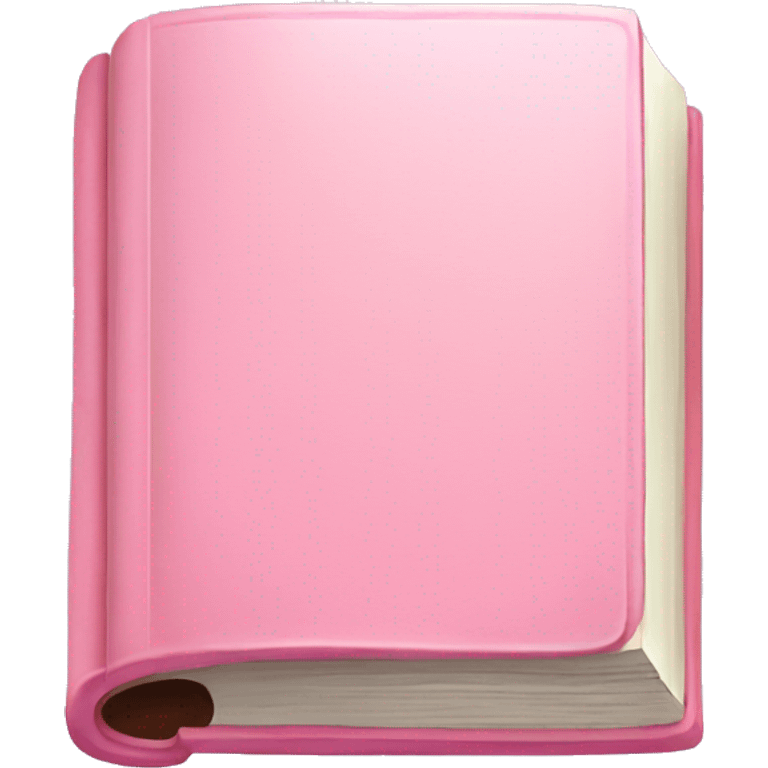 Pastell pink Book open emoji