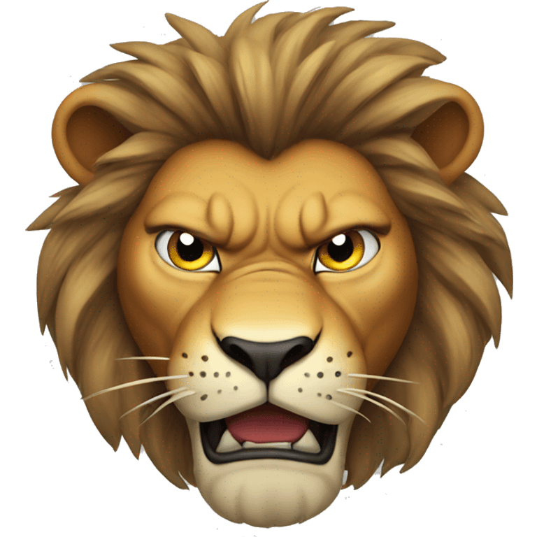 lion angry emoji