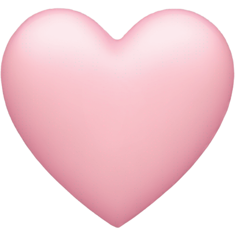 pastel pink heart emoji