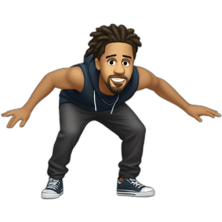 twerking J cole emoji