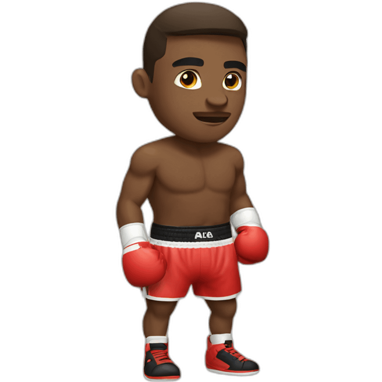 a boxer emoji