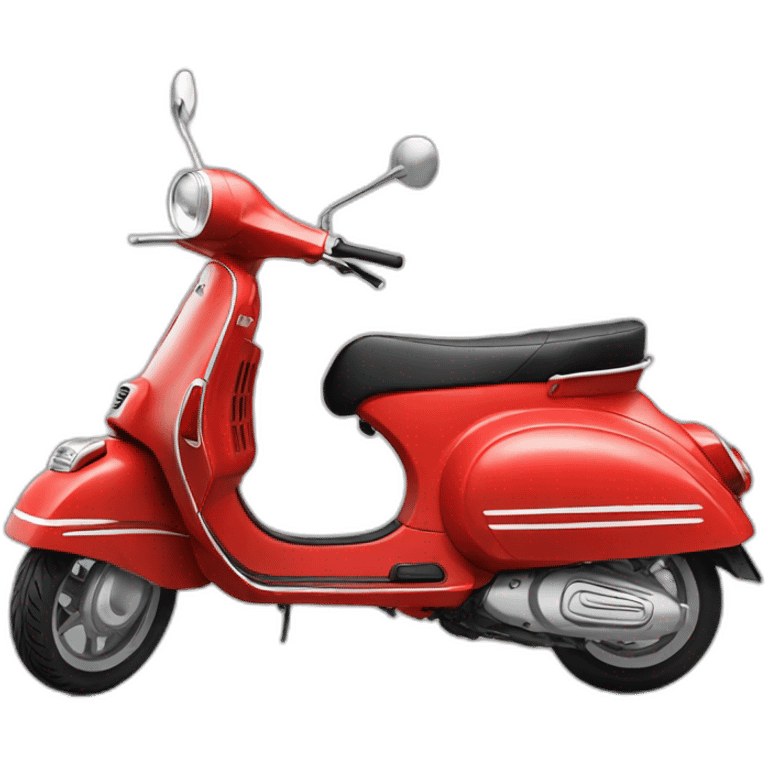 Vespa red  emoji