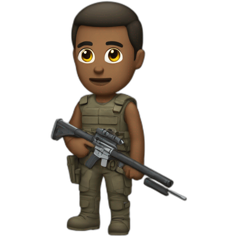 man with weapon emoji