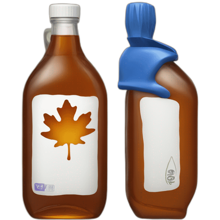 Bottle of maple syrup emoji