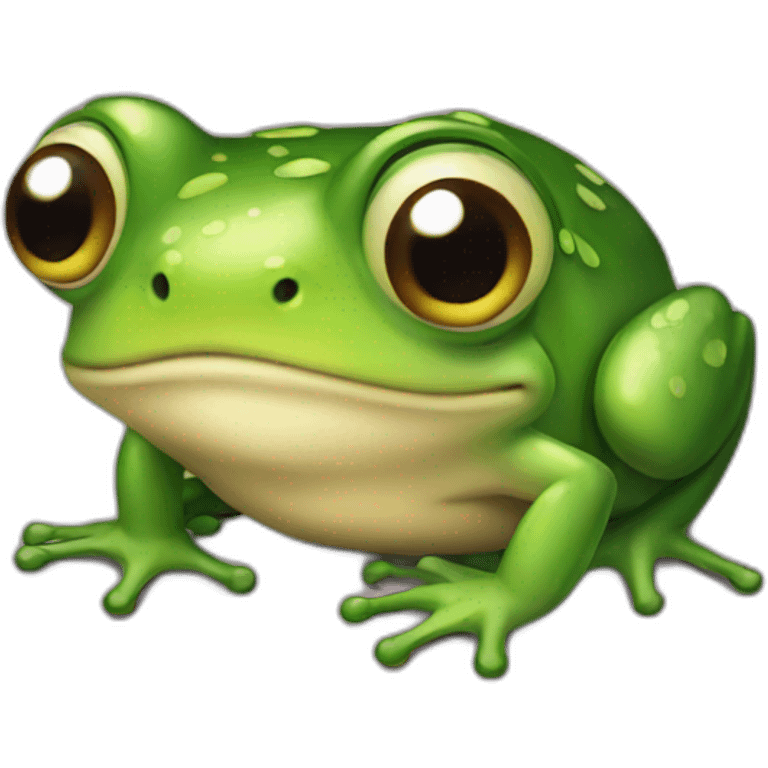 cute frog emoji