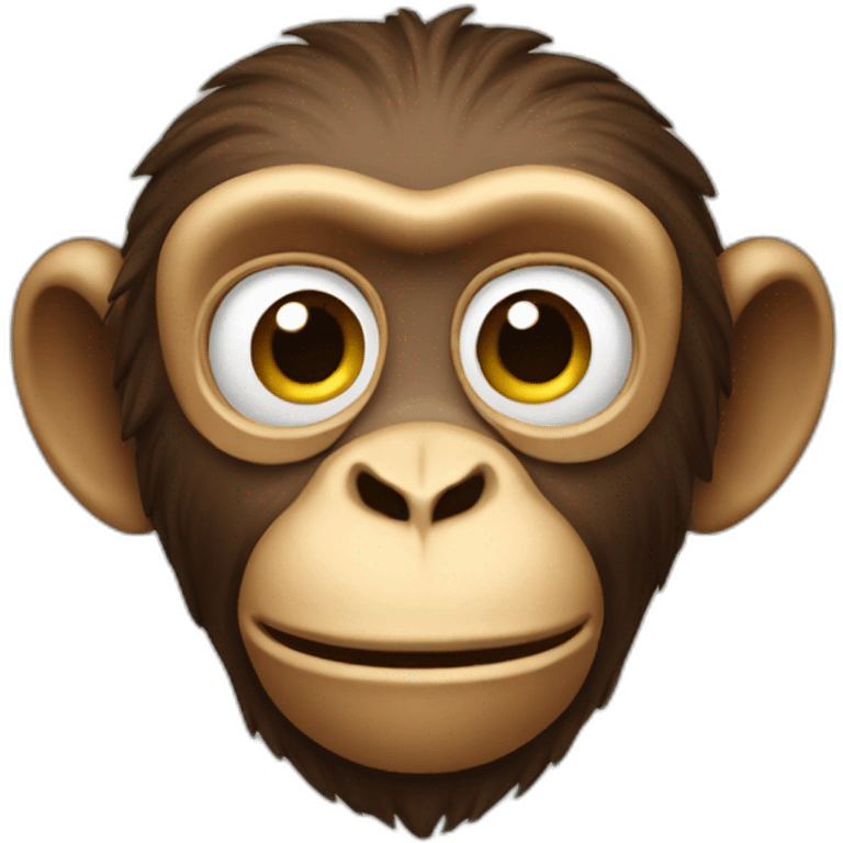 clever monkey emoji