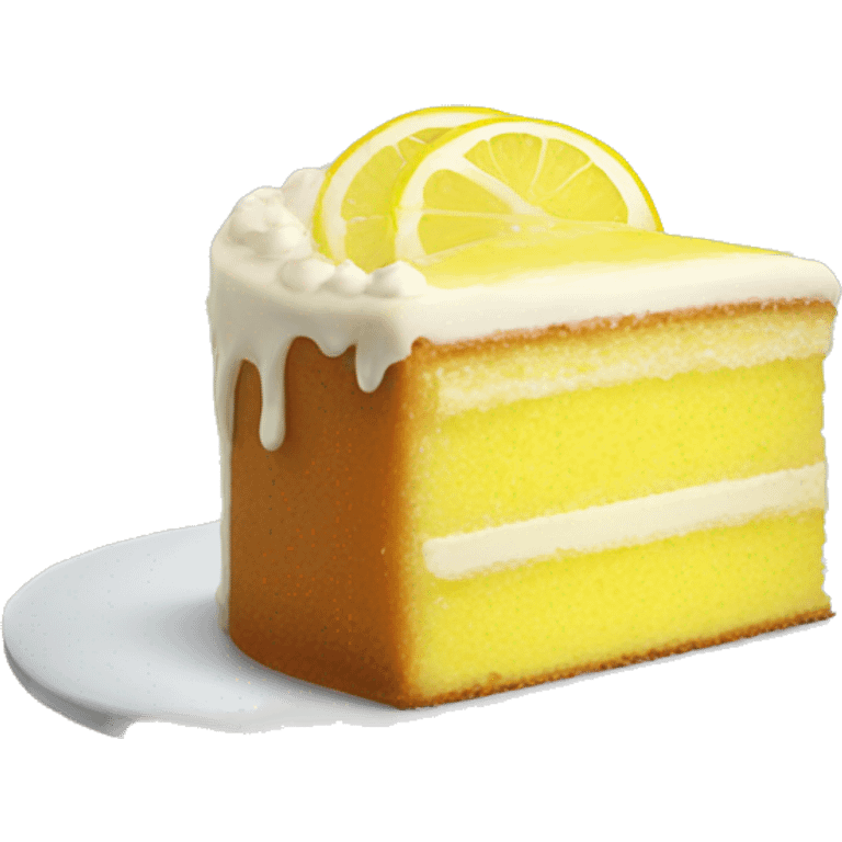 Lemon cake emoji