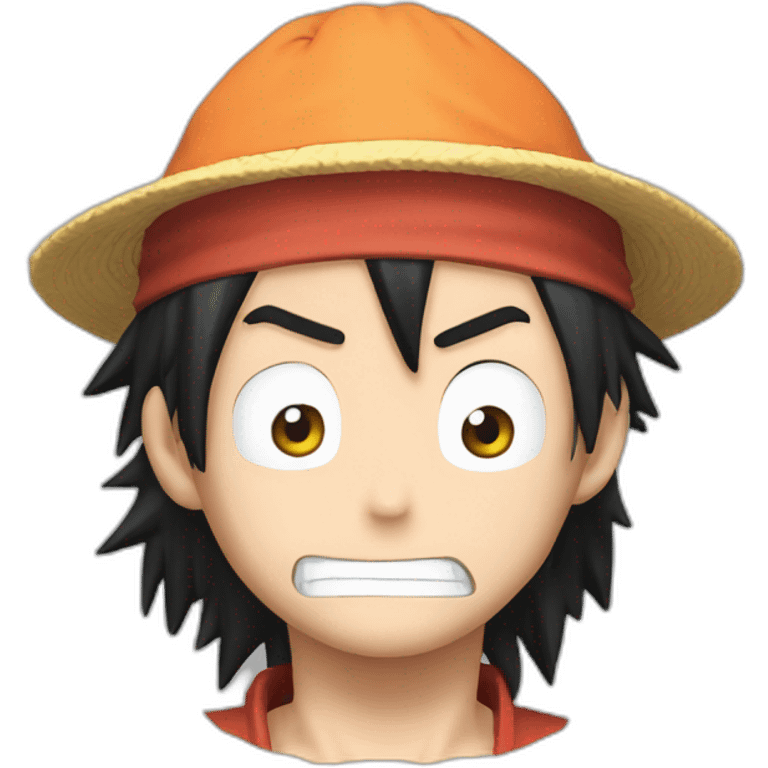 Luffy qui embrasse Naruto emoji