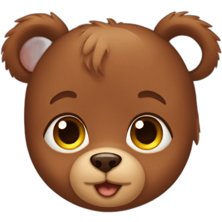 Bear baby emoji