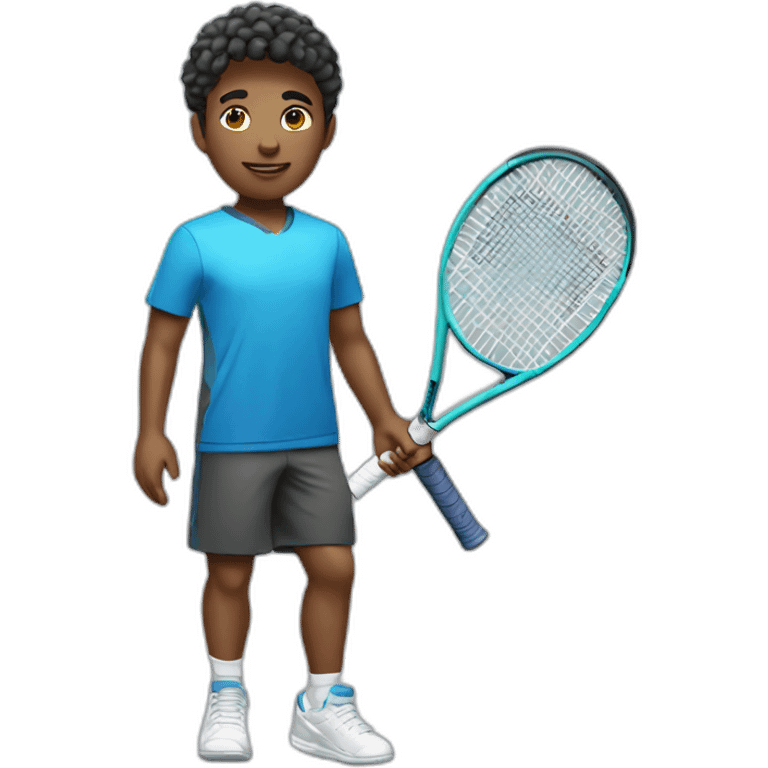 tennis player boy emoji