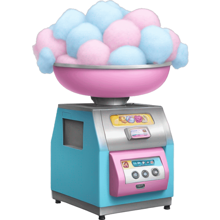 Cotton candy machine emoji