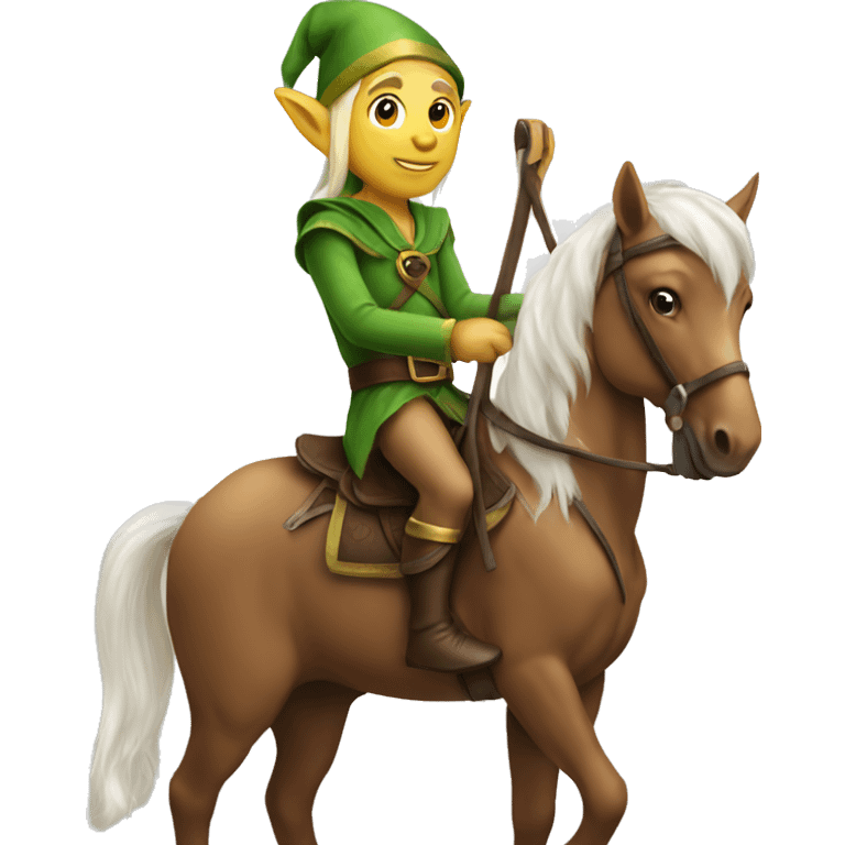 Elf on a horse  emoji