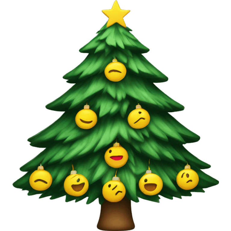 Christmas tree blinking  emoji