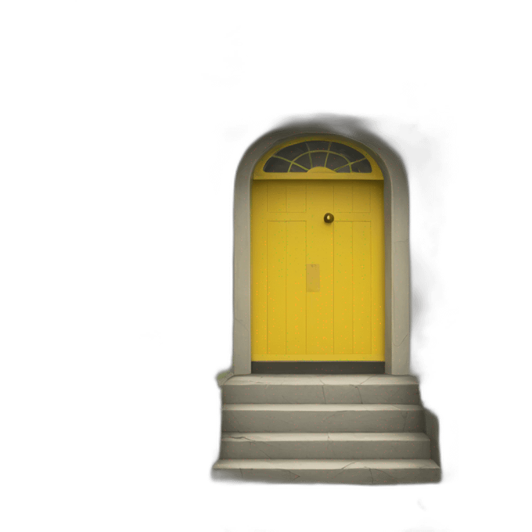 yellow door emoji