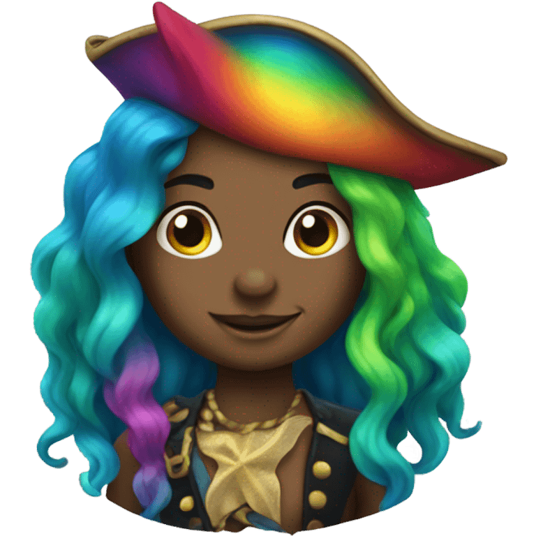 rainbow mermaid pirate emoji