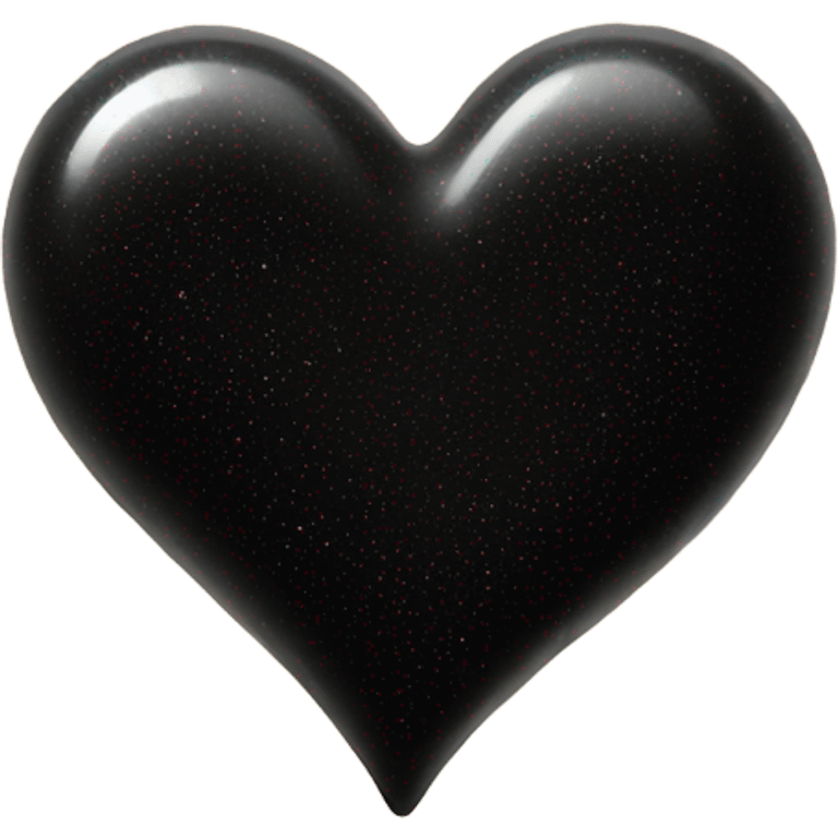 Black heart with sparkles  emoji