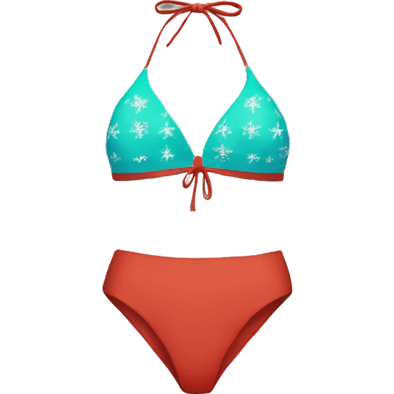 christmas swim suit emoji