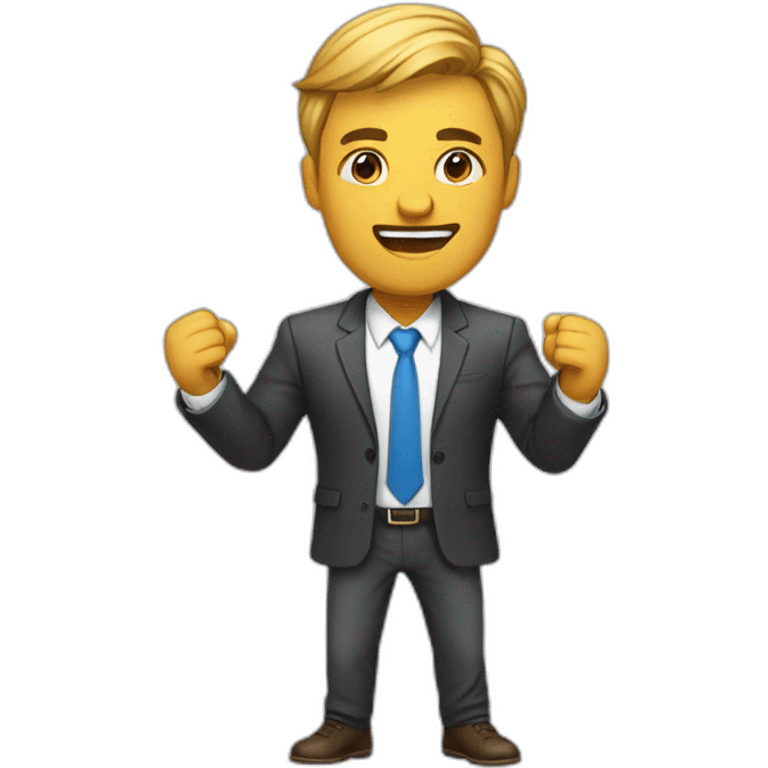 entrepreneur figthing emoji