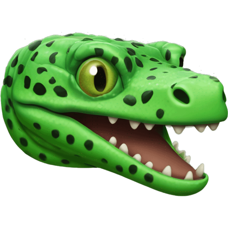 Green Gila Monster Head emoji