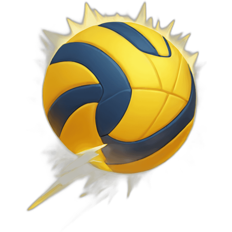 lighting bolts volleyball emoji