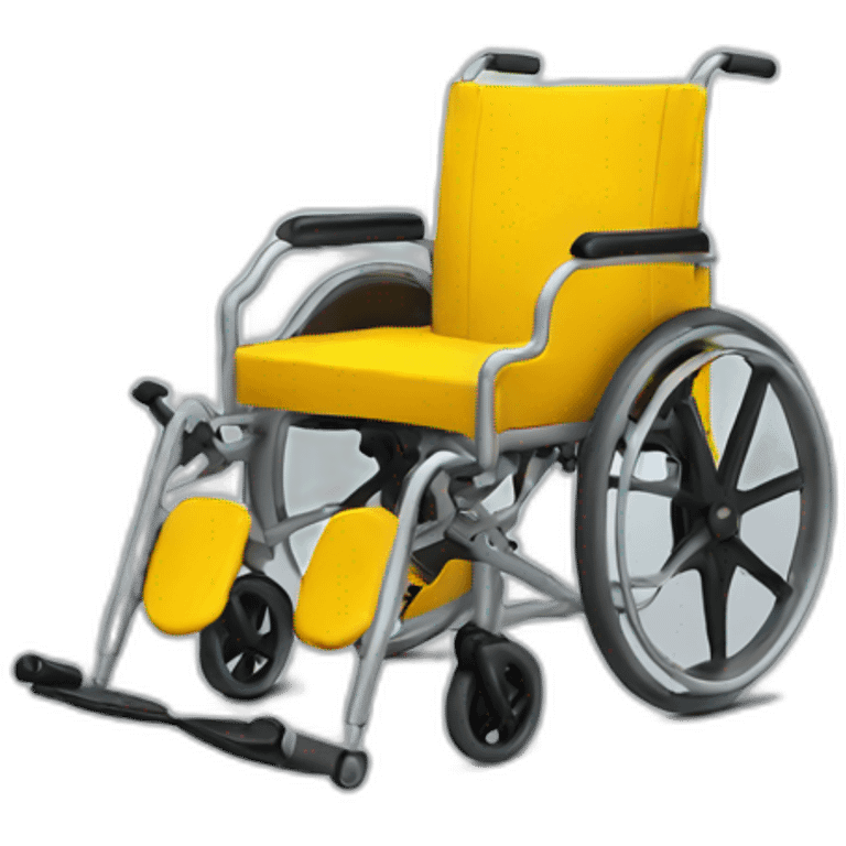 wheelchair yellow emoji