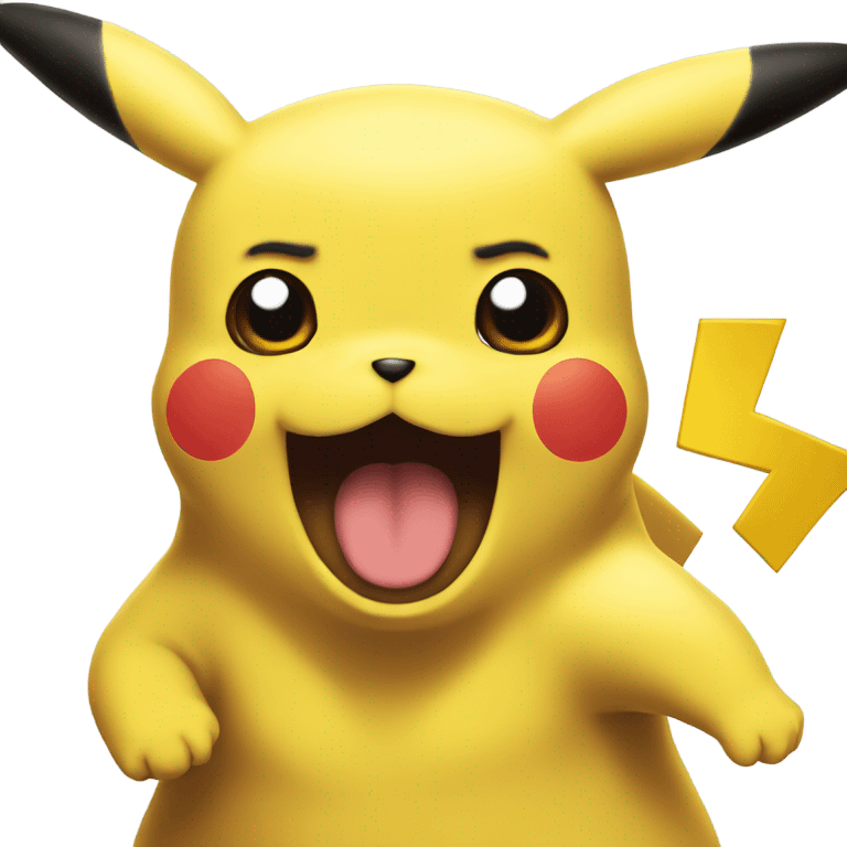 Surprised pikachu  emoji