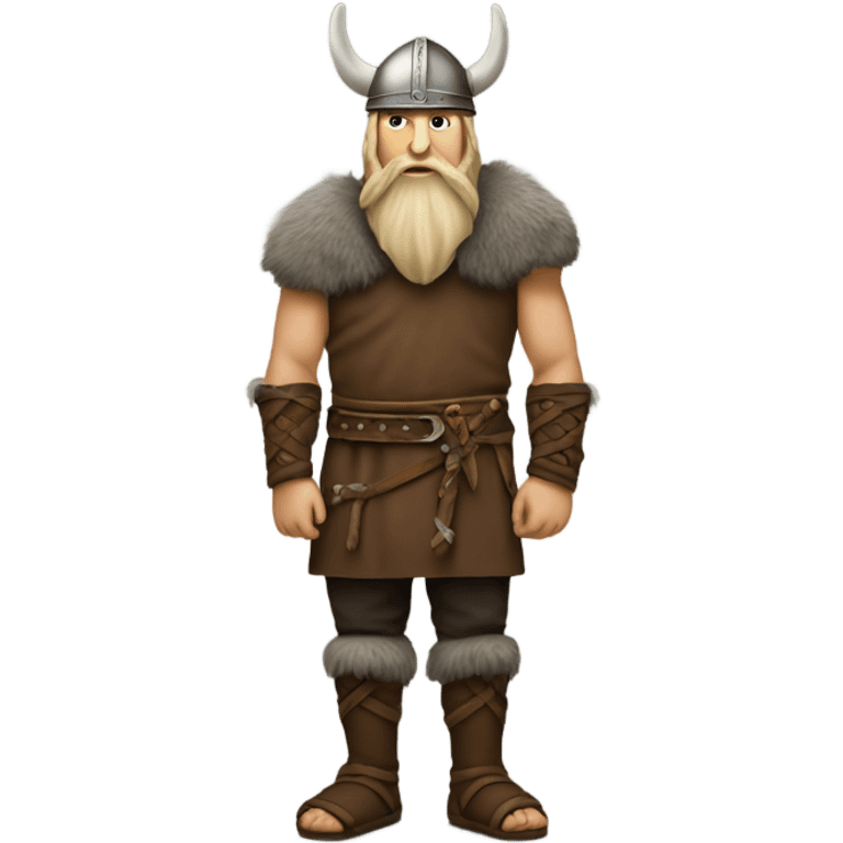 Viking in full height emoji