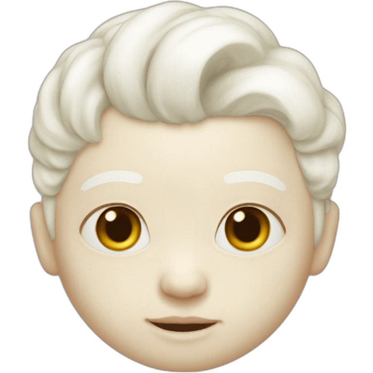 albino white chutulu emoji