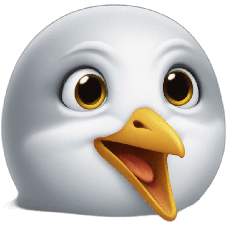 mouette qui vole emoji