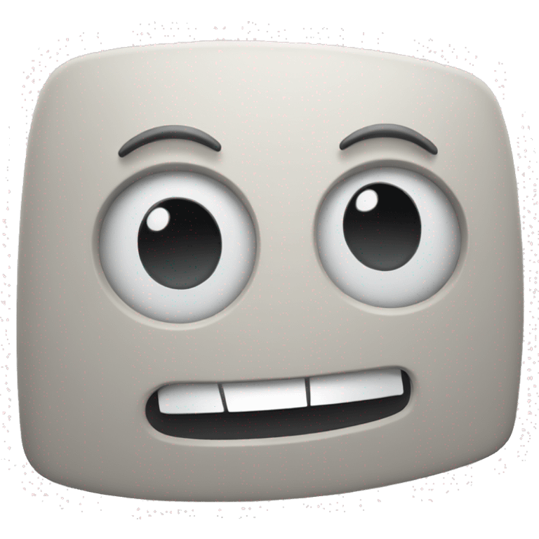 A happy computer emoji