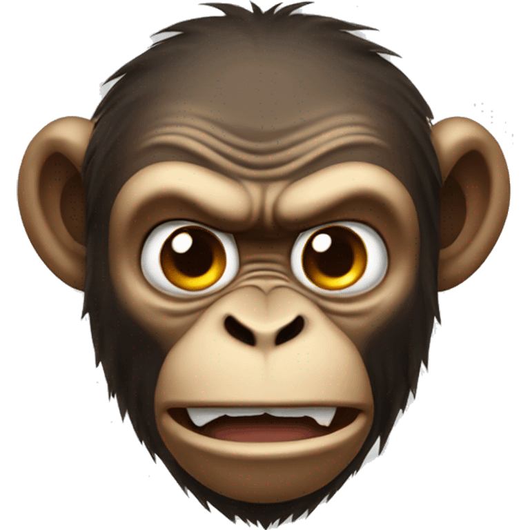 Angry monkey emoji