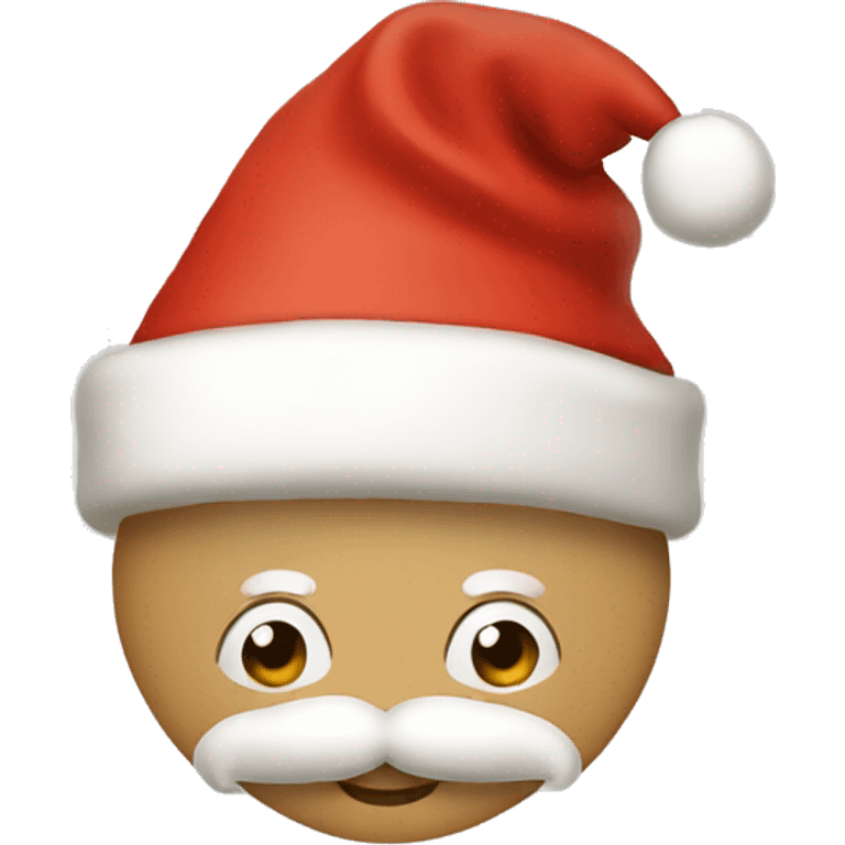 Beige Santa hat emoji