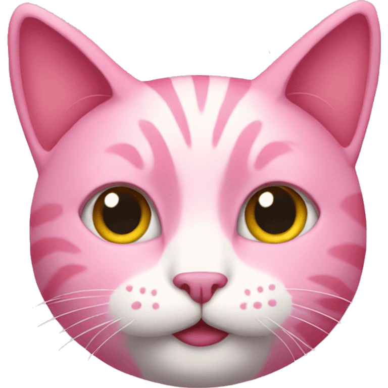 Pink cat  emoji